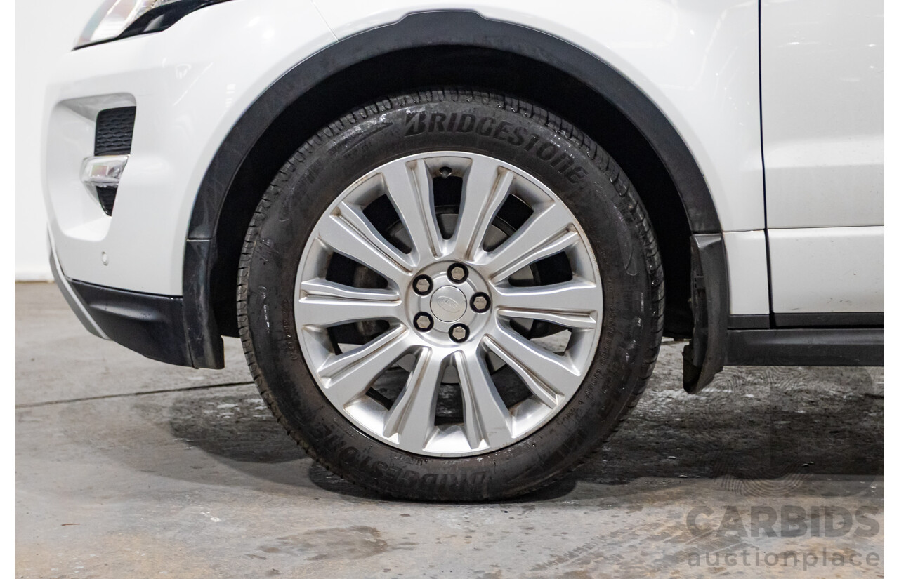 01/2015 Range Rover Evoque SD4 Dynamic (AWD) LV MY15 5D Wagon Fuji White Turbo Diesel 2.2L