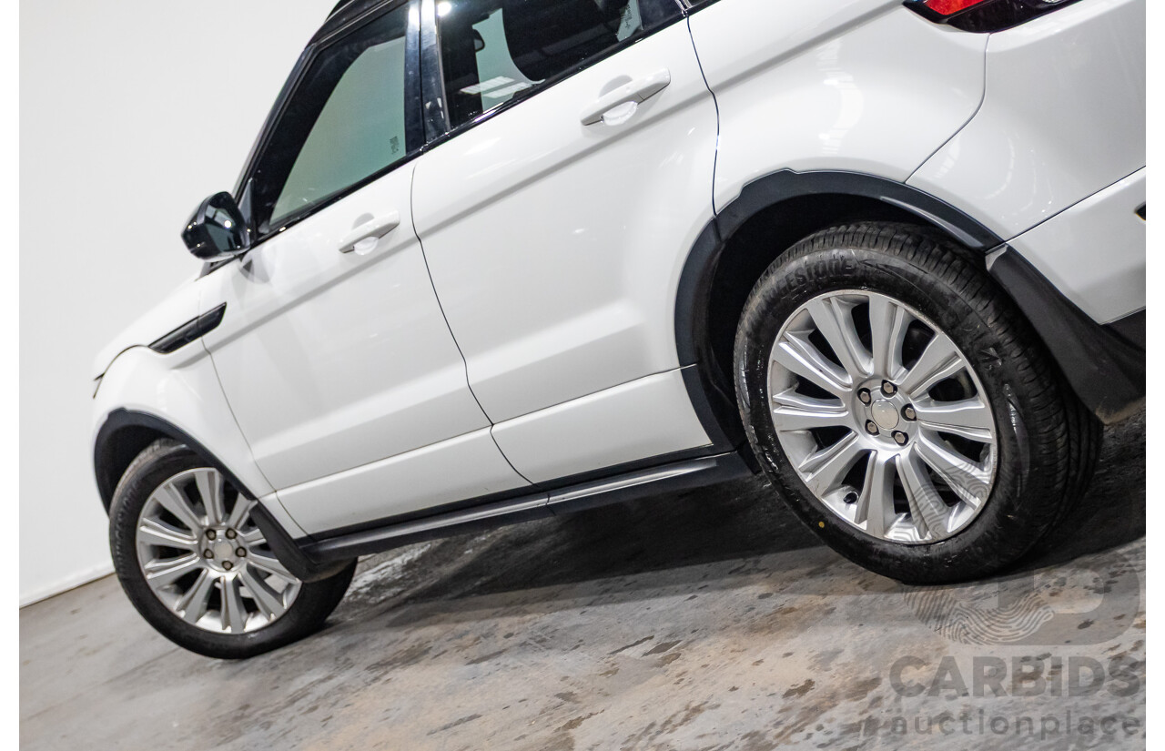 01/2015 Range Rover Evoque SD4 Dynamic (AWD) LV MY15 5D Wagon Fuji White Turbo Diesel 2.2L