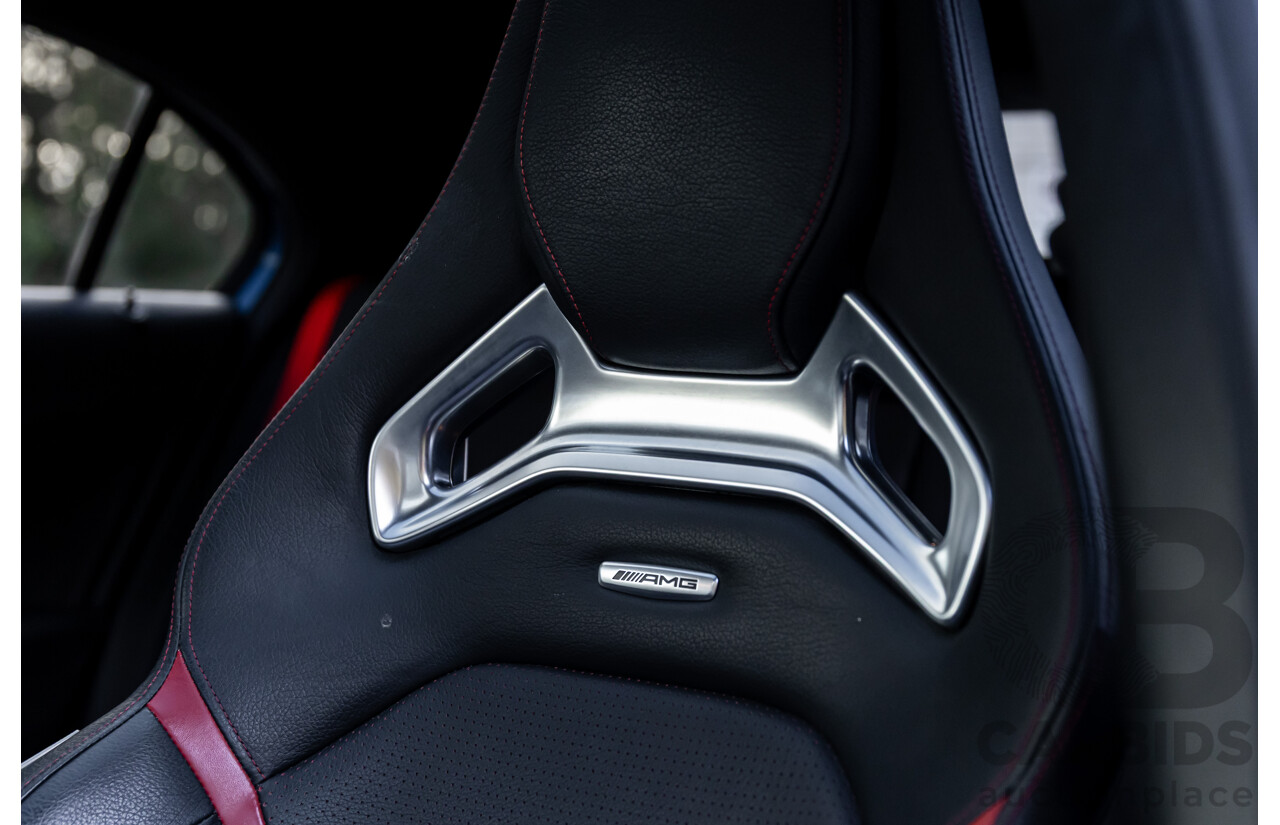 1/2015 Mercedes-Benz A45 AMG 176 MY15 5d Hatchback South Sea Blue Metallic Turbo 2.0L