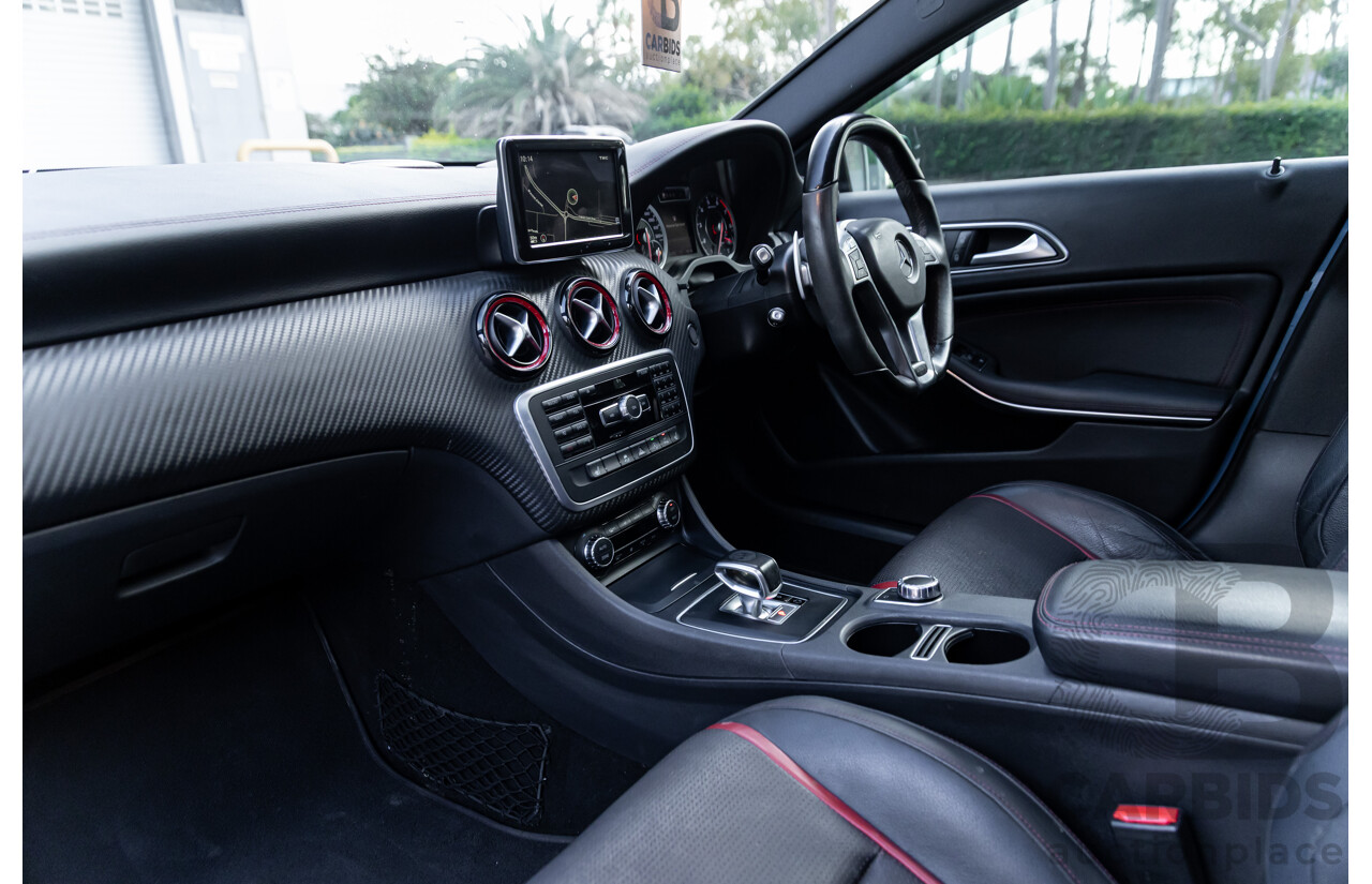 1/2015 Mercedes-Benz A45 AMG 176 MY15 5d Hatchback South Sea Blue Metallic Turbo 2.0L