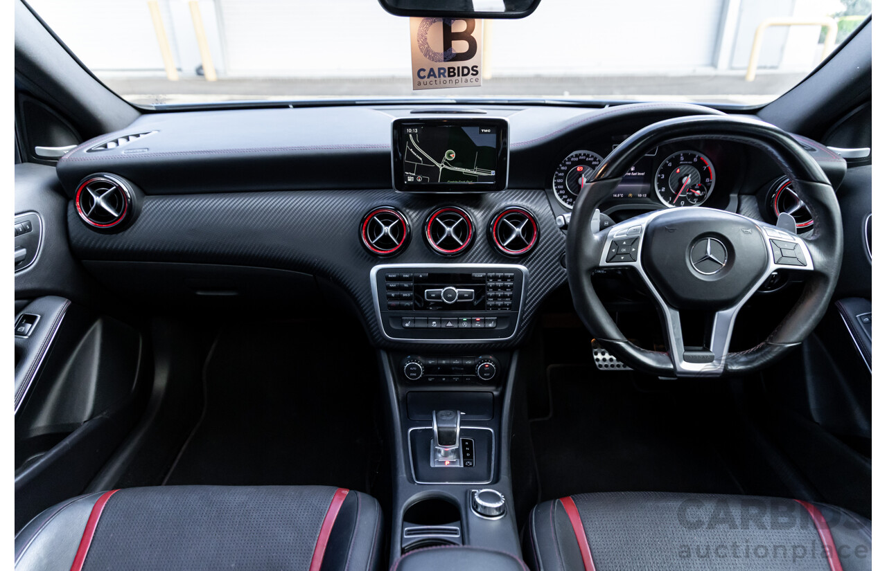 1/2015 Mercedes-Benz A45 AMG 176 MY15 5d Hatchback South Sea Blue Metallic Turbo 2.0L