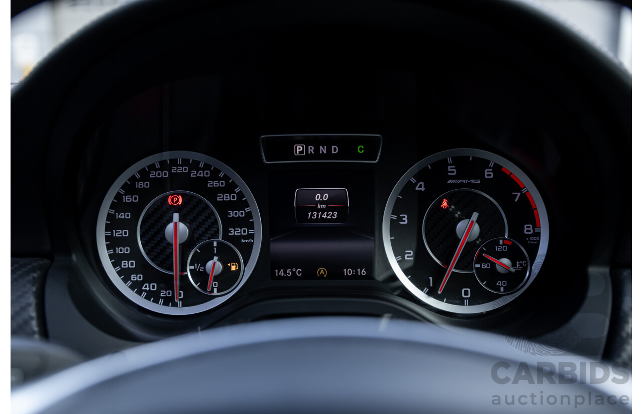 1/2015 Mercedes-Benz A45 AMG 176 MY15 5d Hatchback South Sea Blue Metallic Turbo 2.0L