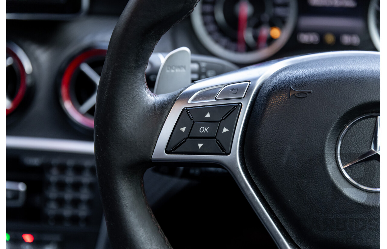 1/2015 Mercedes-Benz A45 AMG 176 MY15 5d Hatchback South Sea Blue Metallic Turbo 2.0L