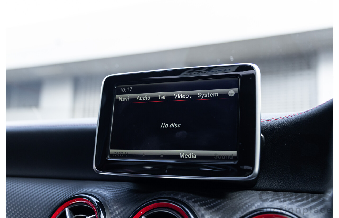 1/2015 Mercedes-Benz A45 AMG 176 MY15 5d Hatchback South Sea Blue Metallic Turbo 2.0L