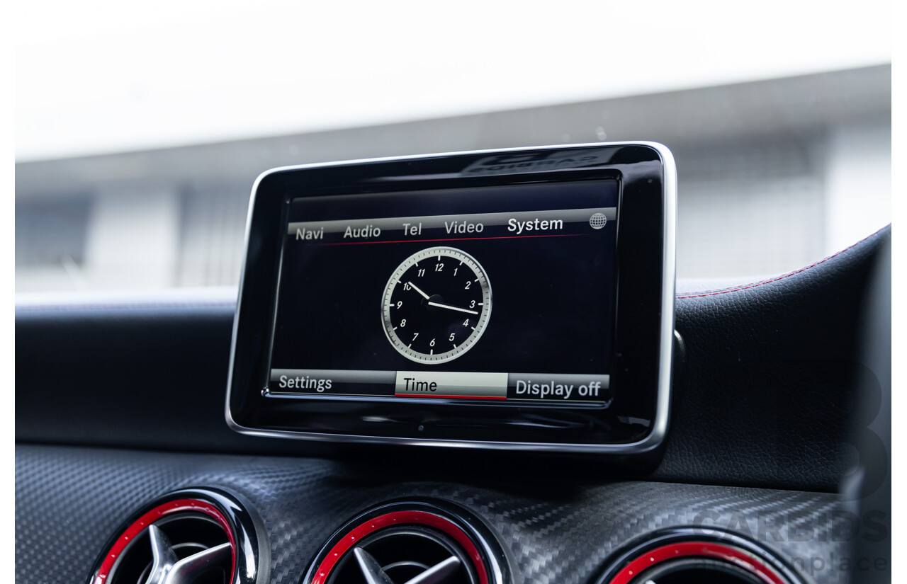 1/2015 Mercedes-Benz A45 AMG 176 MY15 5d Hatchback South Sea Blue Metallic Turbo 2.0L