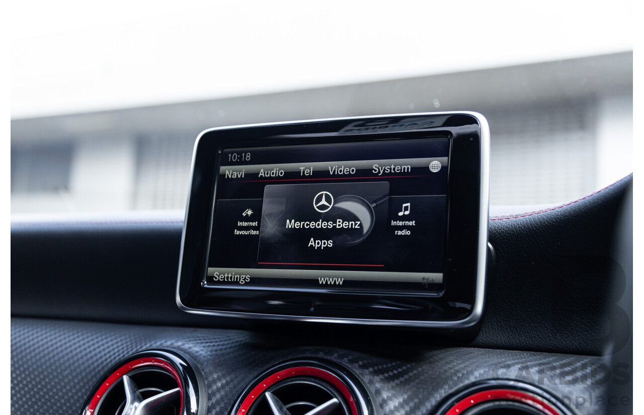 1/2015 Mercedes-Benz A45 AMG 176 MY15 5d Hatchback South Sea Blue Metallic Turbo 2.0L