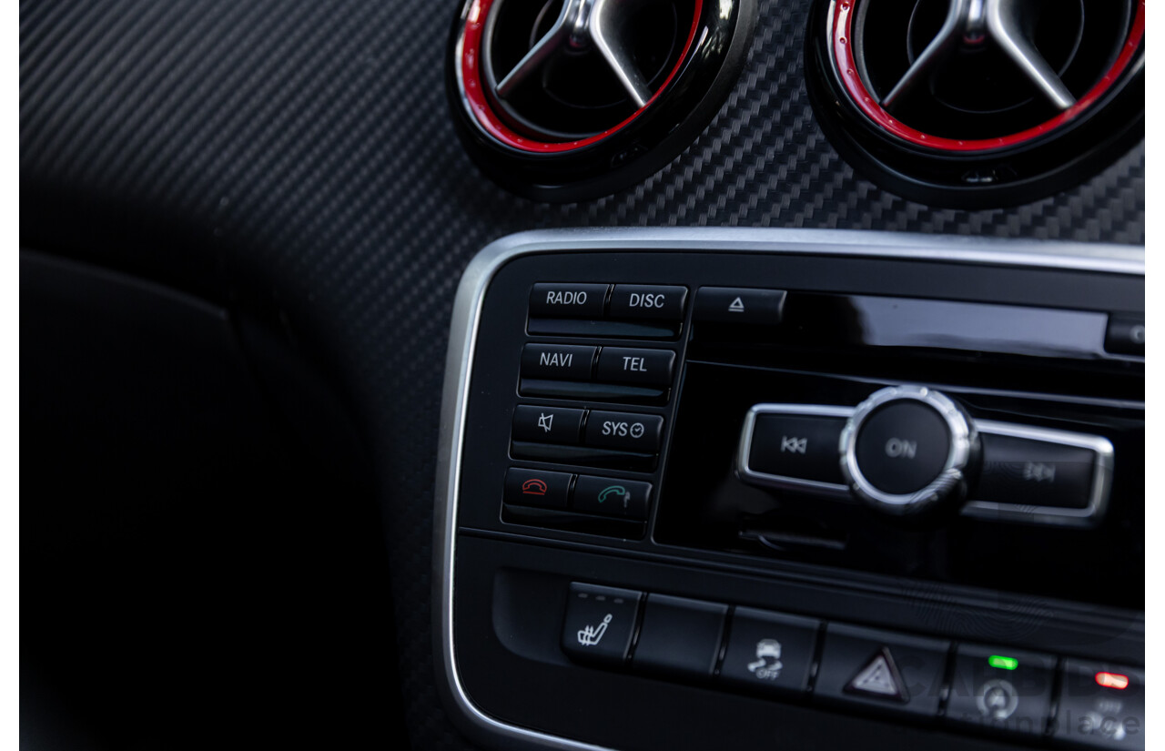 1/2015 Mercedes-Benz A45 AMG 176 MY15 5d Hatchback South Sea Blue Metallic Turbo 2.0L