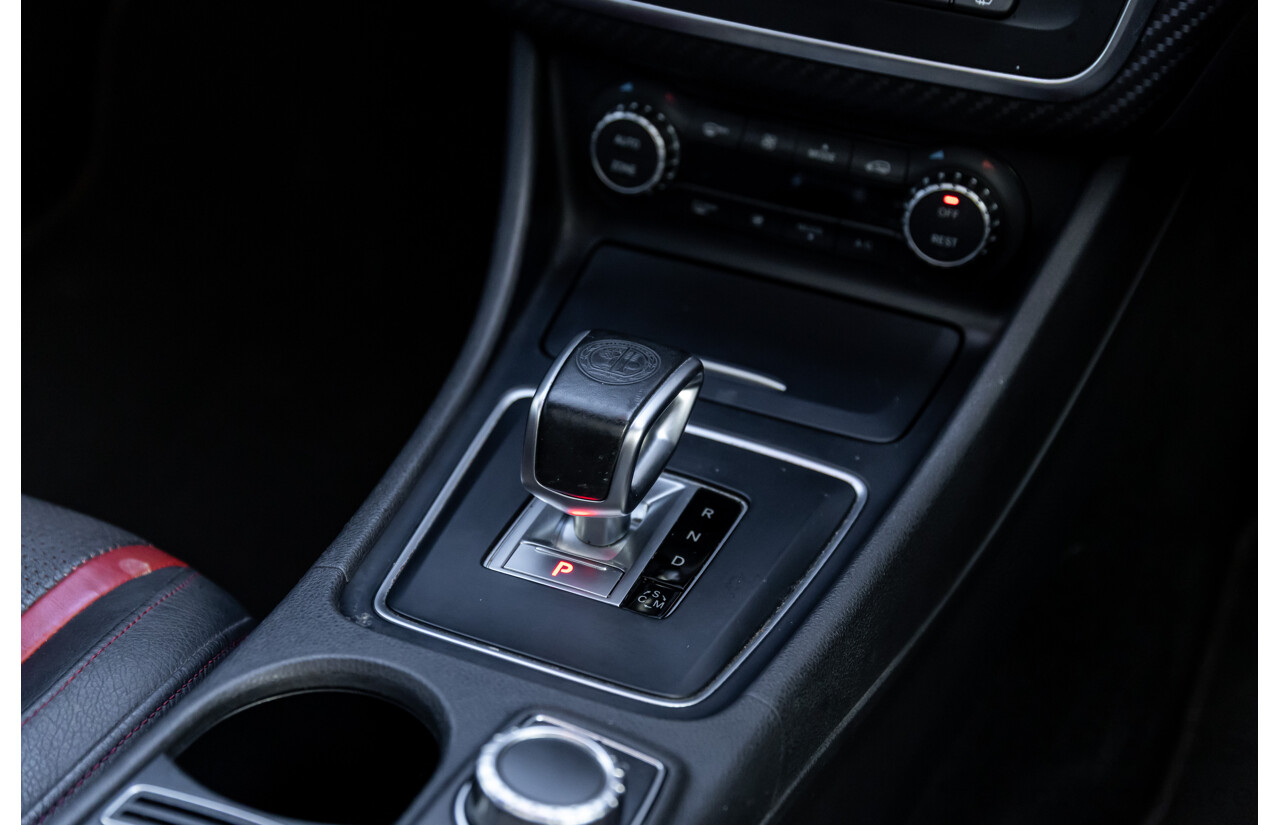 1/2015 Mercedes-Benz A45 AMG 176 MY15 5d Hatchback South Sea Blue Metallic Turbo 2.0L