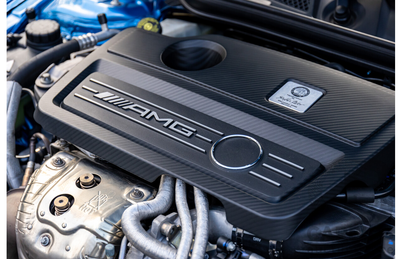 1/2015 Mercedes-Benz A45 AMG 176 MY15 5d Hatchback South Sea Blue Metallic Turbo 2.0L