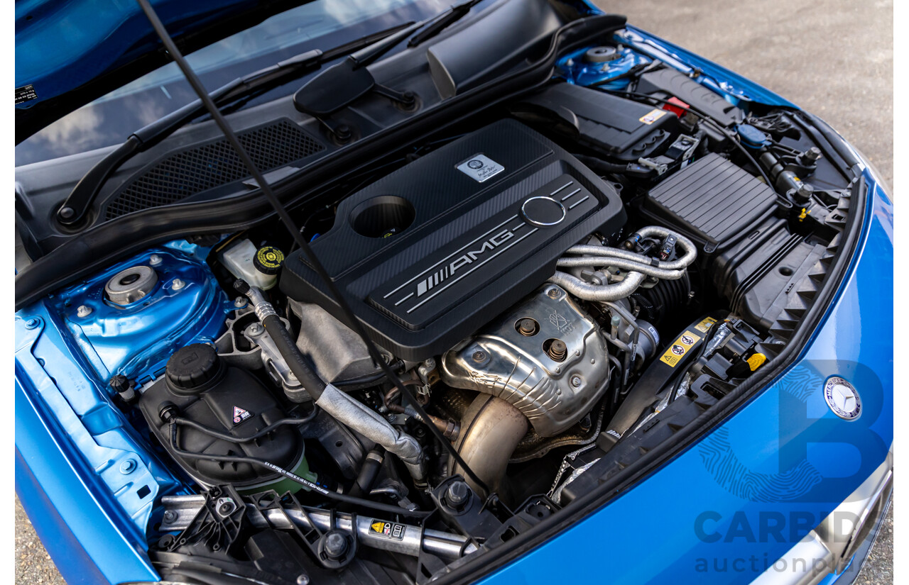 1/2015 Mercedes-Benz A45 AMG 176 MY15 5d Hatchback South Sea Blue Metallic Turbo 2.0L