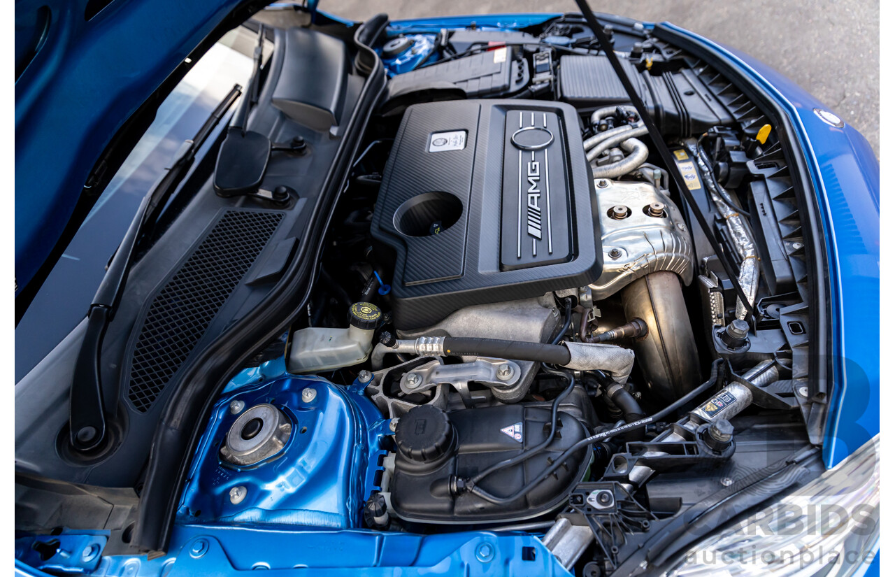 1/2015 Mercedes-Benz A45 AMG 176 MY15 5d Hatchback South Sea Blue Metallic Turbo 2.0L