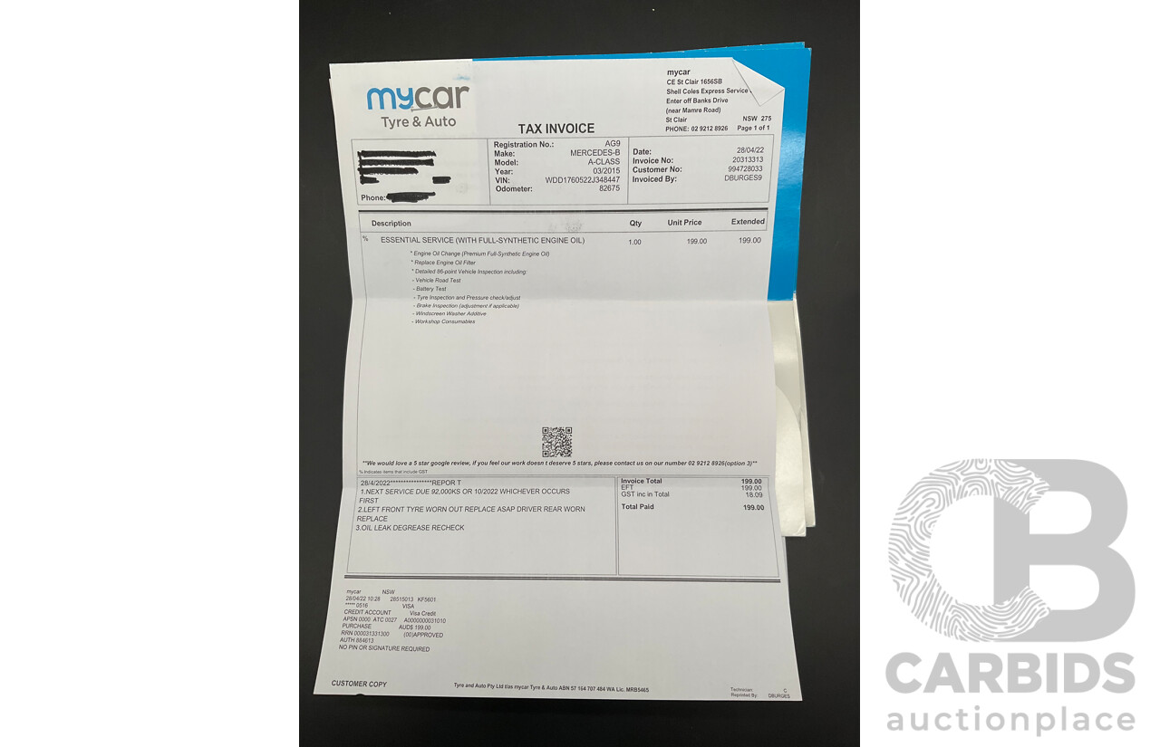 1/2015 Mercedes-Benz A45 AMG 176 MY15 5d Hatchback South Sea Blue Metallic Turbo 2.0L