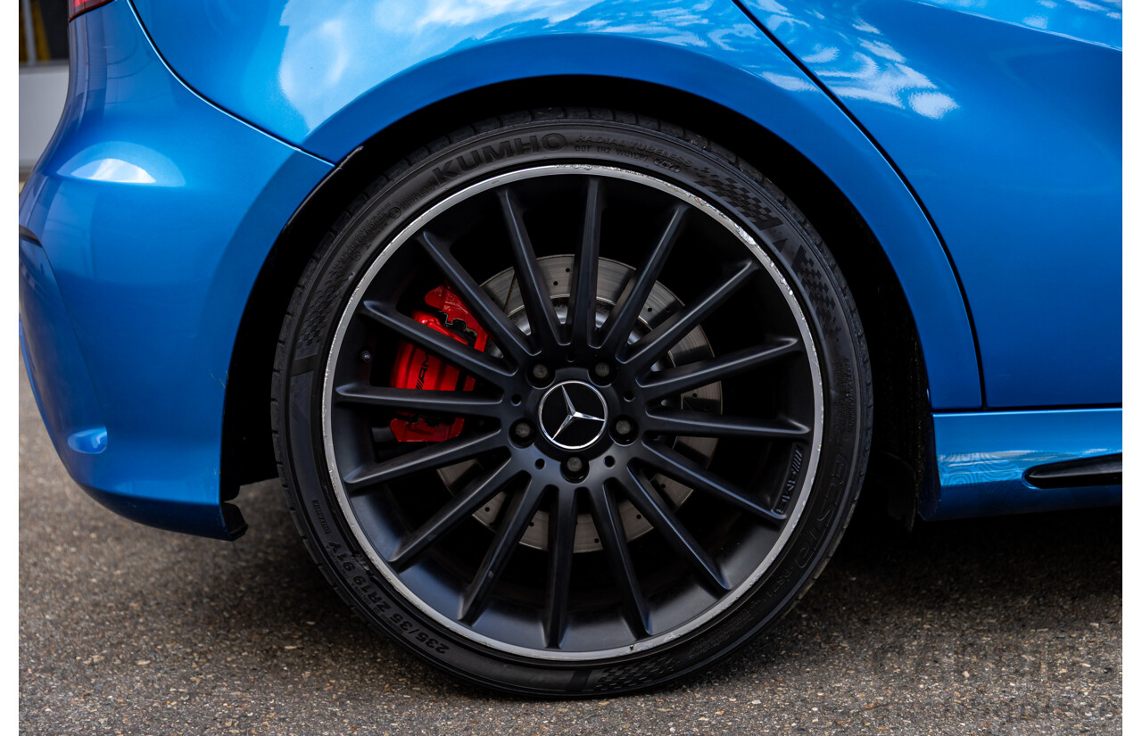 1/2015 Mercedes-Benz A45 AMG 176 MY15 5d Hatchback South Sea Blue Metallic Turbo 2.0L
