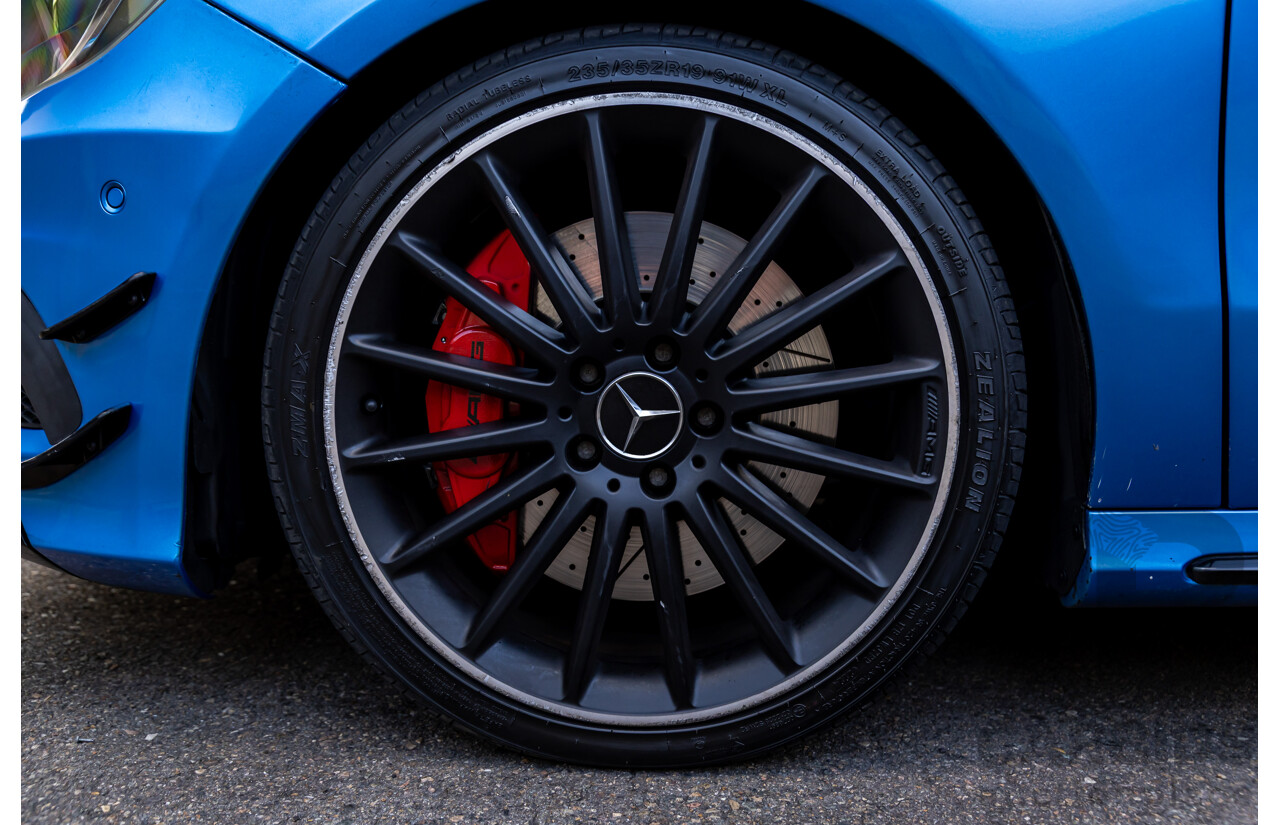 1/2015 Mercedes-Benz A45 AMG 176 MY15 5d Hatchback South Sea Blue Metallic Turbo 2.0L