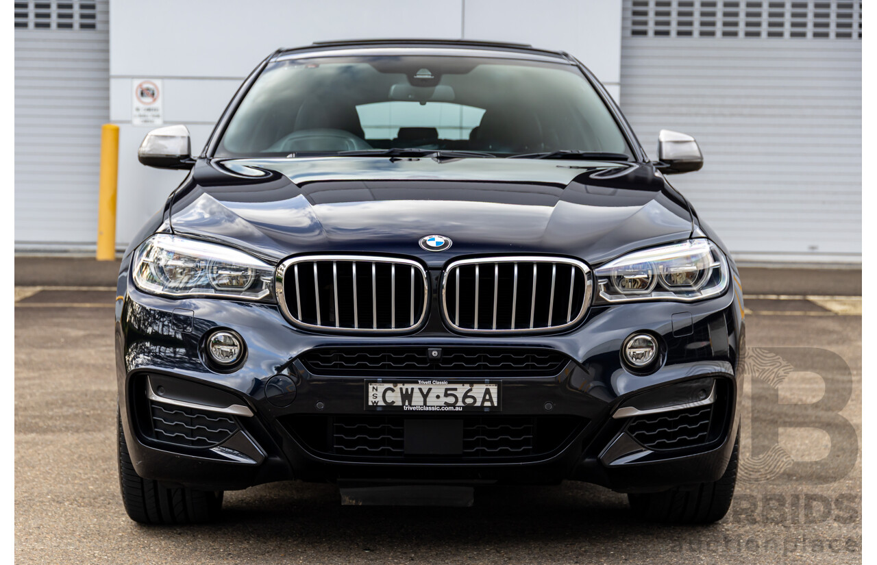 11/2014 BMW X6 M50d E71 MY14 4d Coupe Carbon Black Metallic Triple Turbo Diesel 3.0L