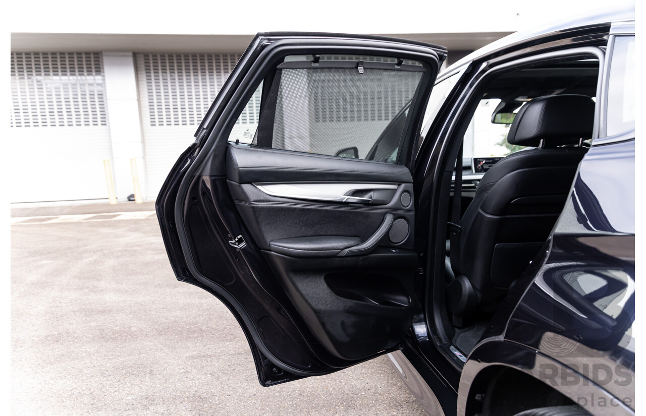 11/2014 BMW X6 M50d E71 MY14 4d Coupe Carbon Black Metallic Triple Turbo Diesel 3.0L