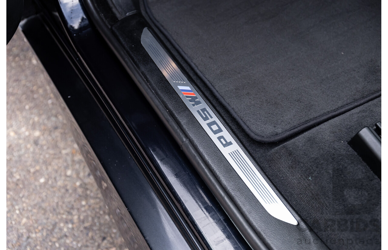 11/2014 BMW X6 M50d E71 MY14 4d Coupe Carbon Black Metallic Triple Turbo Diesel 3.0L