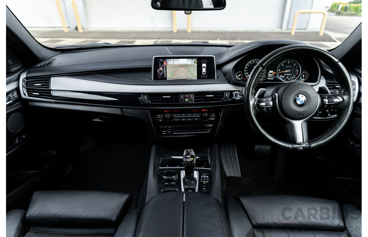 11/2014 BMW X6 M50d E71 MY14 4d Coupe Carbon Black Metallic Triple Turbo Diesel 3.0L