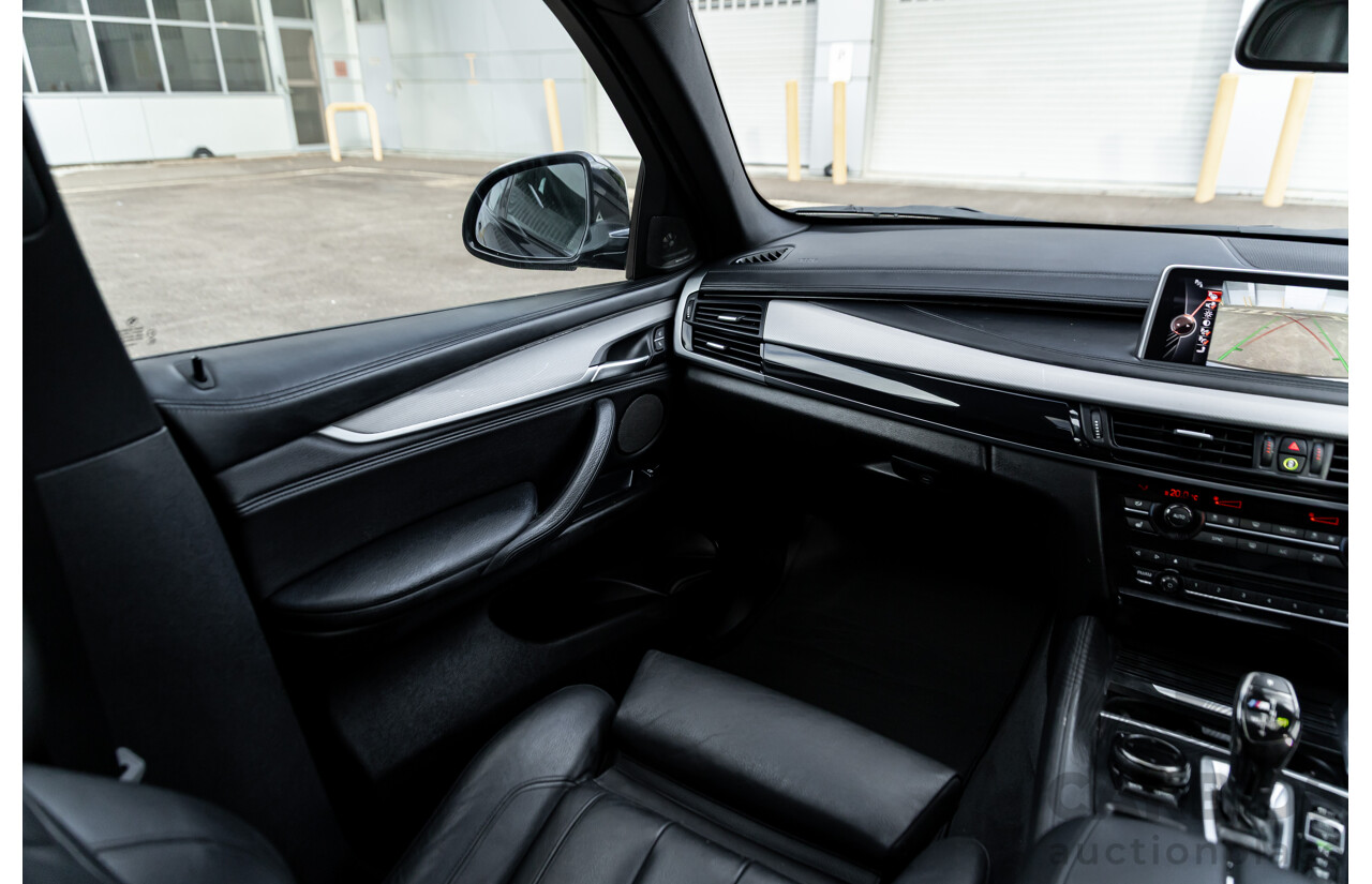 11/2014 BMW X6 M50d E71 MY14 4d Coupe Carbon Black Metallic Triple Turbo Diesel 3.0L