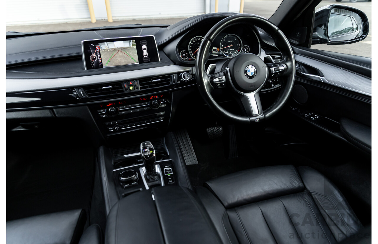 11/2014 BMW X6 M50d E71 MY14 4d Coupe Carbon Black Metallic Triple Turbo Diesel 3.0L