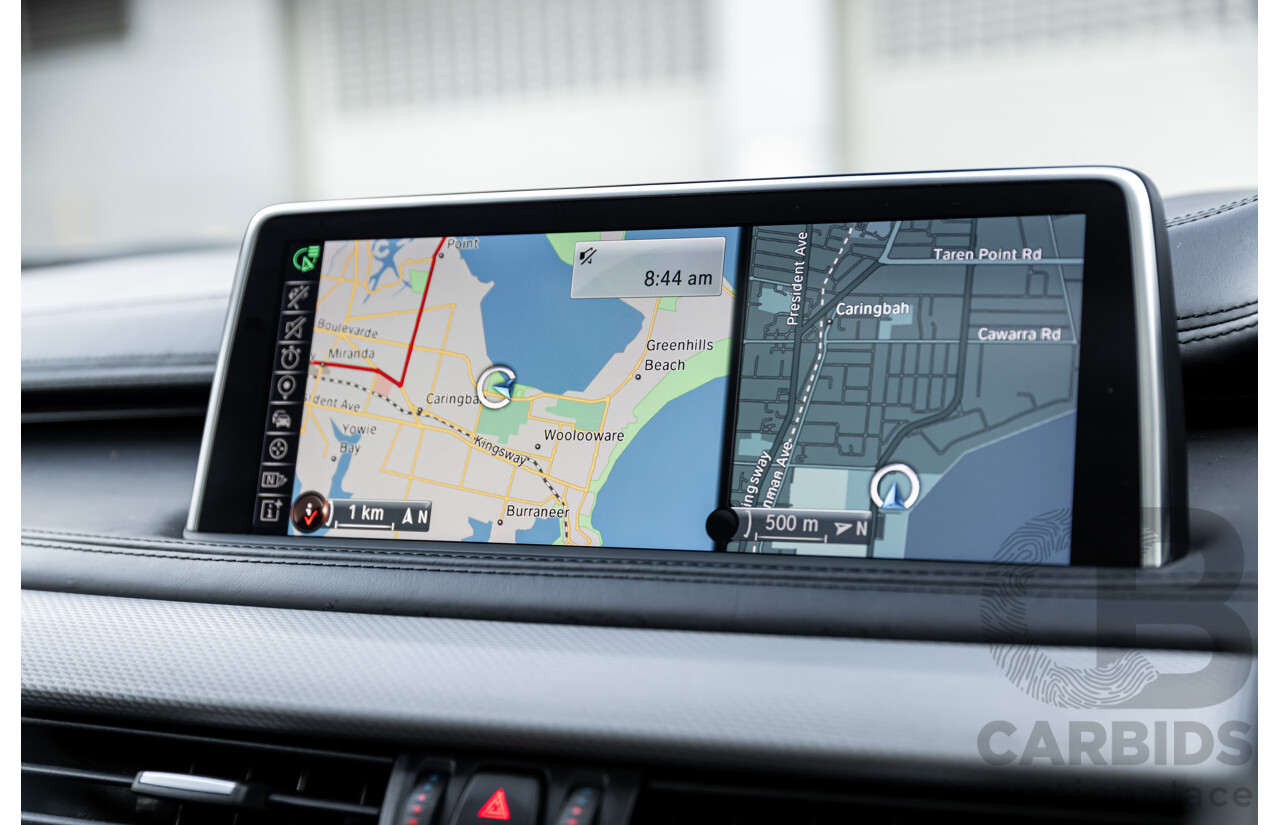 11/2014 BMW X6 M50d E71 MY14 4d Coupe Carbon Black Metallic Triple Turbo Diesel 3.0L