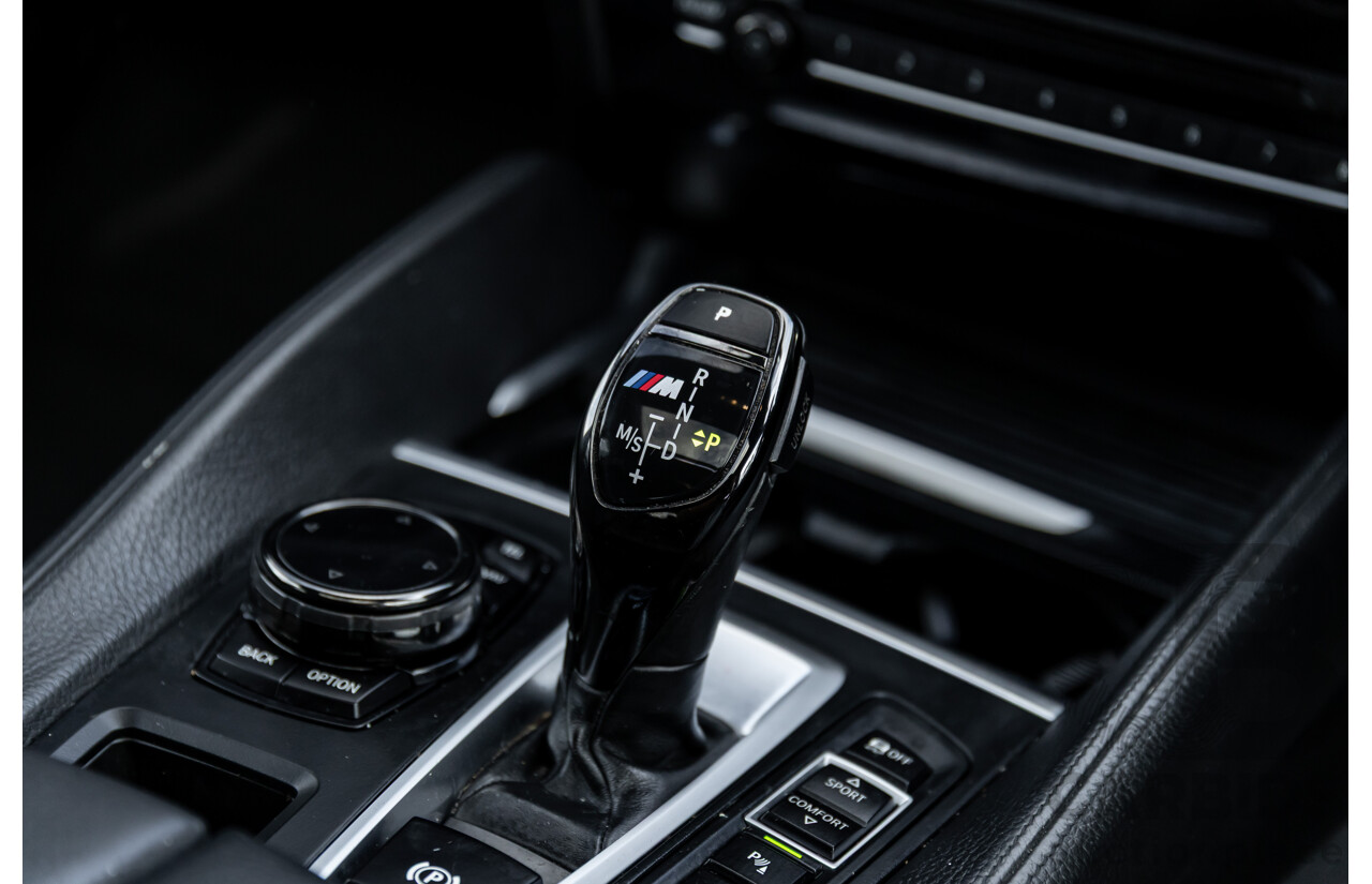 11/2014 BMW X6 M50d E71 MY14 4d Coupe Carbon Black Metallic Triple Turbo Diesel 3.0L