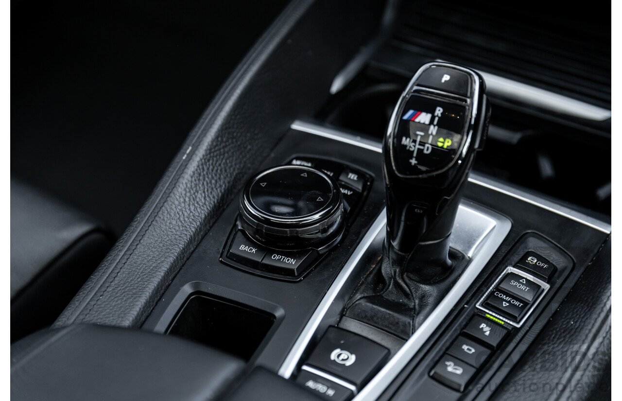 11/2014 BMW X6 M50d E71 MY14 4d Coupe Carbon Black Metallic Triple Turbo Diesel 3.0L