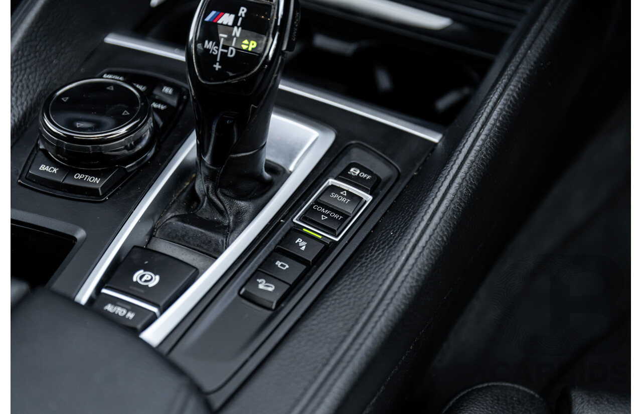 11/2014 BMW X6 M50d E71 MY14 4d Coupe Carbon Black Metallic Triple Turbo Diesel 3.0L