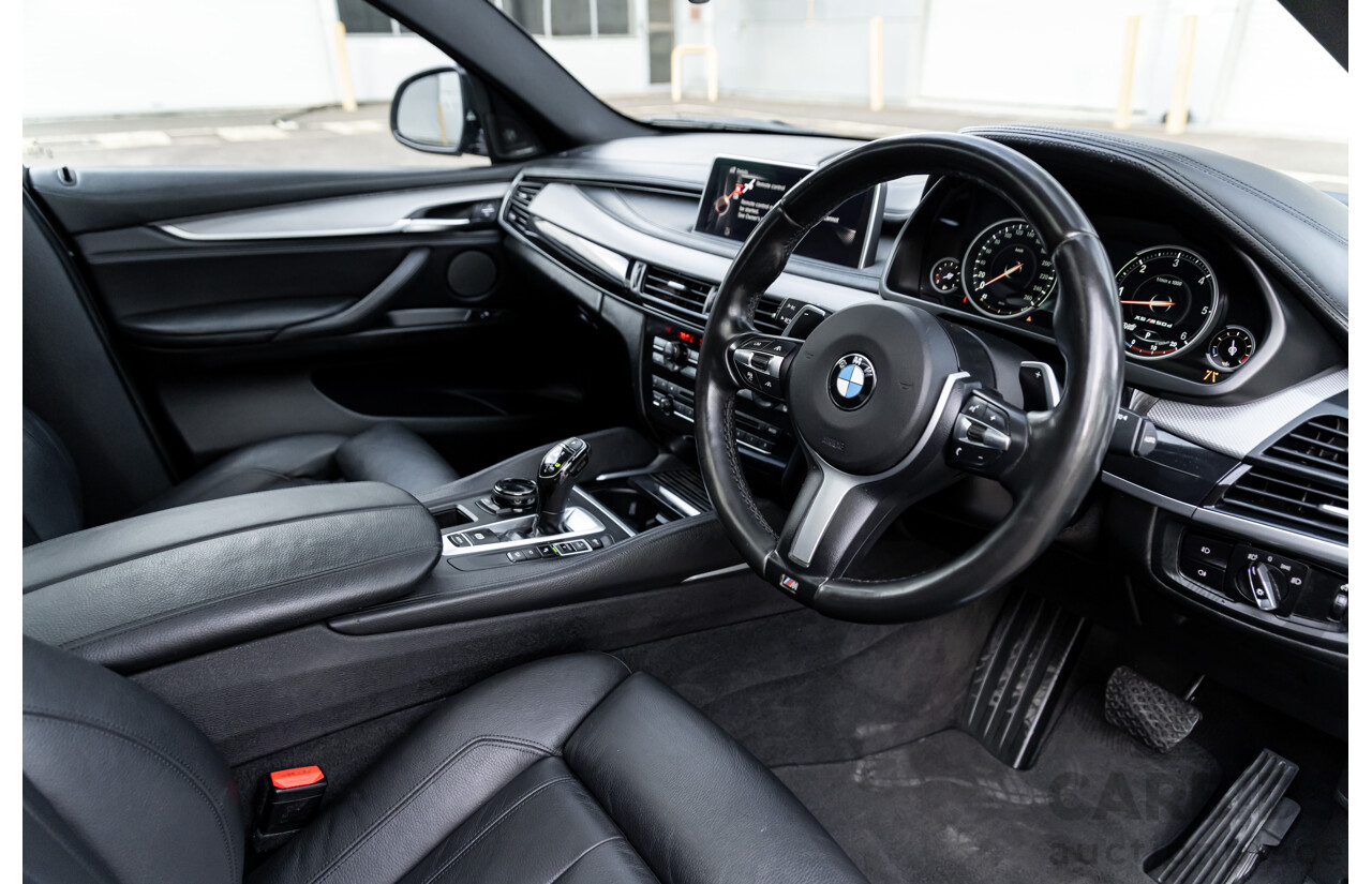11/2014 BMW X6 M50d E71 MY14 4d Coupe Carbon Black Metallic Triple Turbo Diesel 3.0L