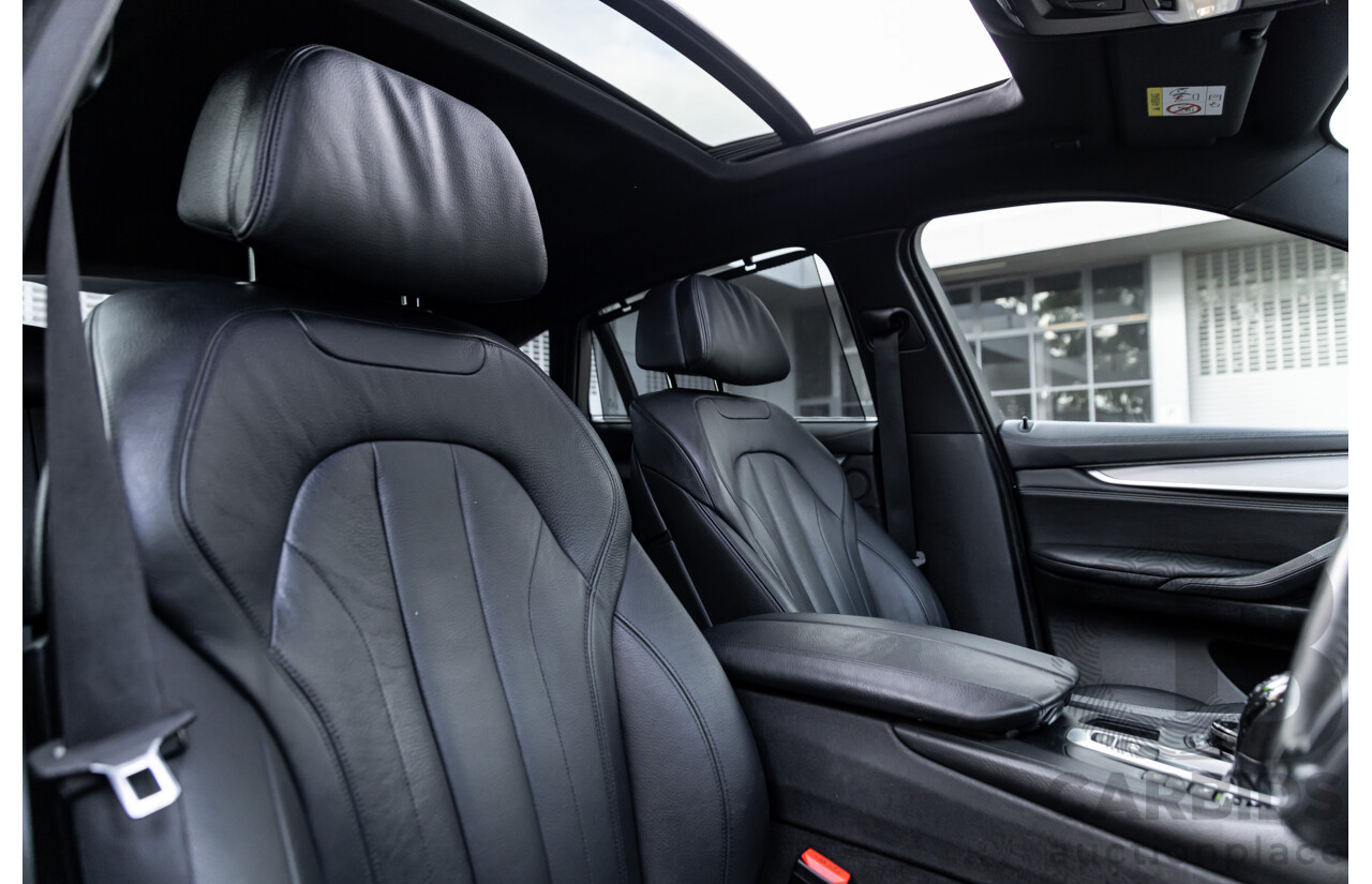 11/2014 BMW X6 M50d E71 MY14 4d Coupe Carbon Black Metallic Triple Turbo Diesel 3.0L