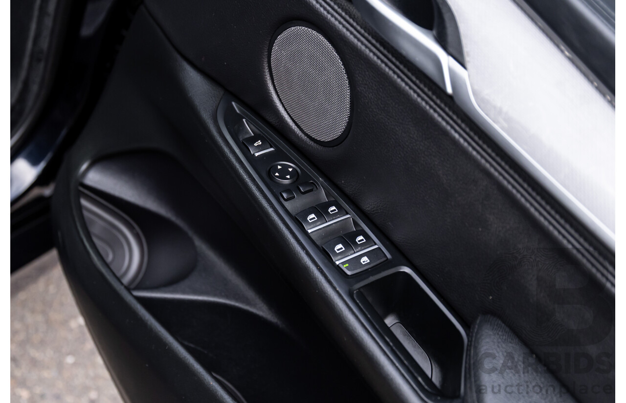 11/2014 BMW X6 M50d E71 MY14 4d Coupe Carbon Black Metallic Triple Turbo Diesel 3.0L