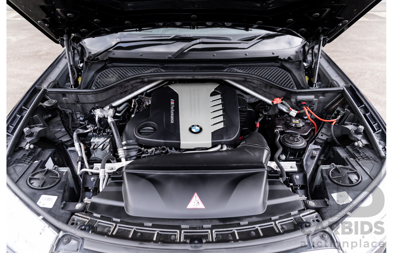 11/2014 BMW X6 M50d E71 MY14 4d Coupe Carbon Black Metallic Triple Turbo Diesel 3.0L