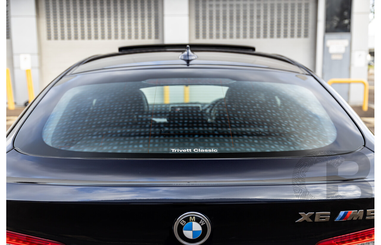 11/2014 BMW X6 M50d E71 MY14 4d Coupe Carbon Black Metallic Triple Turbo Diesel 3.0L