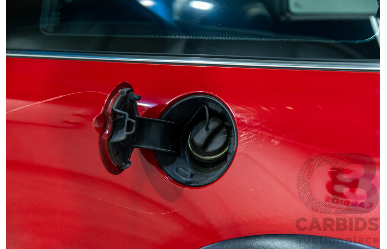 9/2004 Mini Cooper Chilli R50 2d Hatchback Chili Red/Pepper White Roof 1.6L