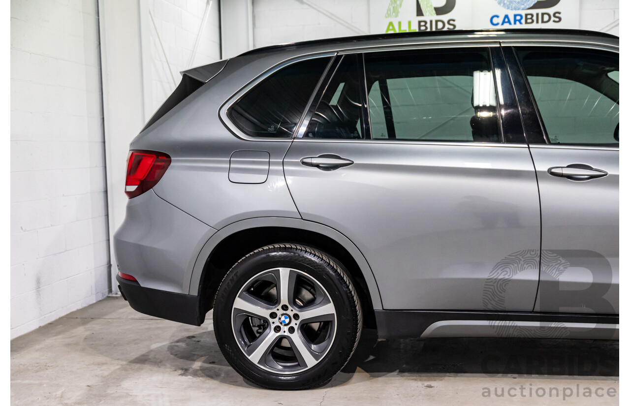 4/2014 BMW X5 sDrive 25d F15 MY14 4d Wagon Space Grey Metallic Turbo Diesel 2.0L