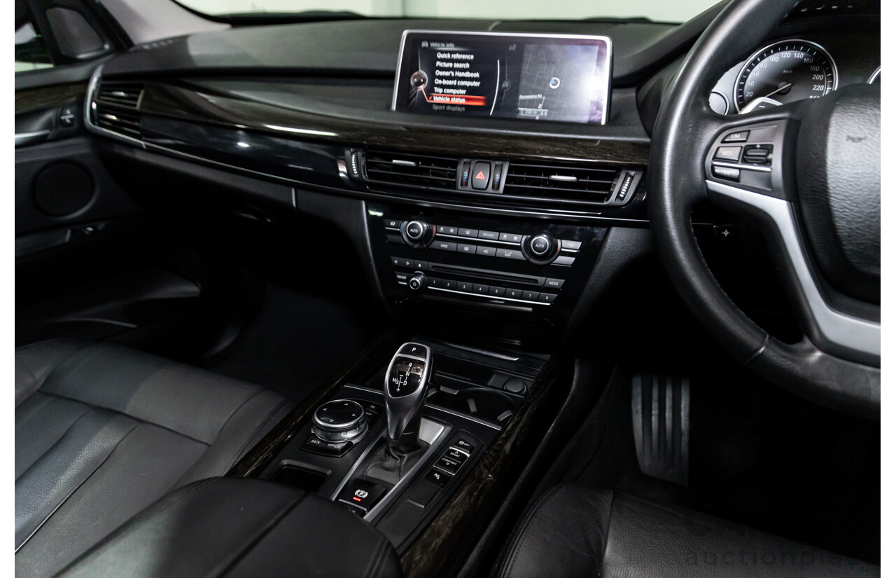 4/2014 BMW X5 sDrive 25d F15 MY14 4d Wagon Space Grey Metallic Turbo Diesel 2.0L