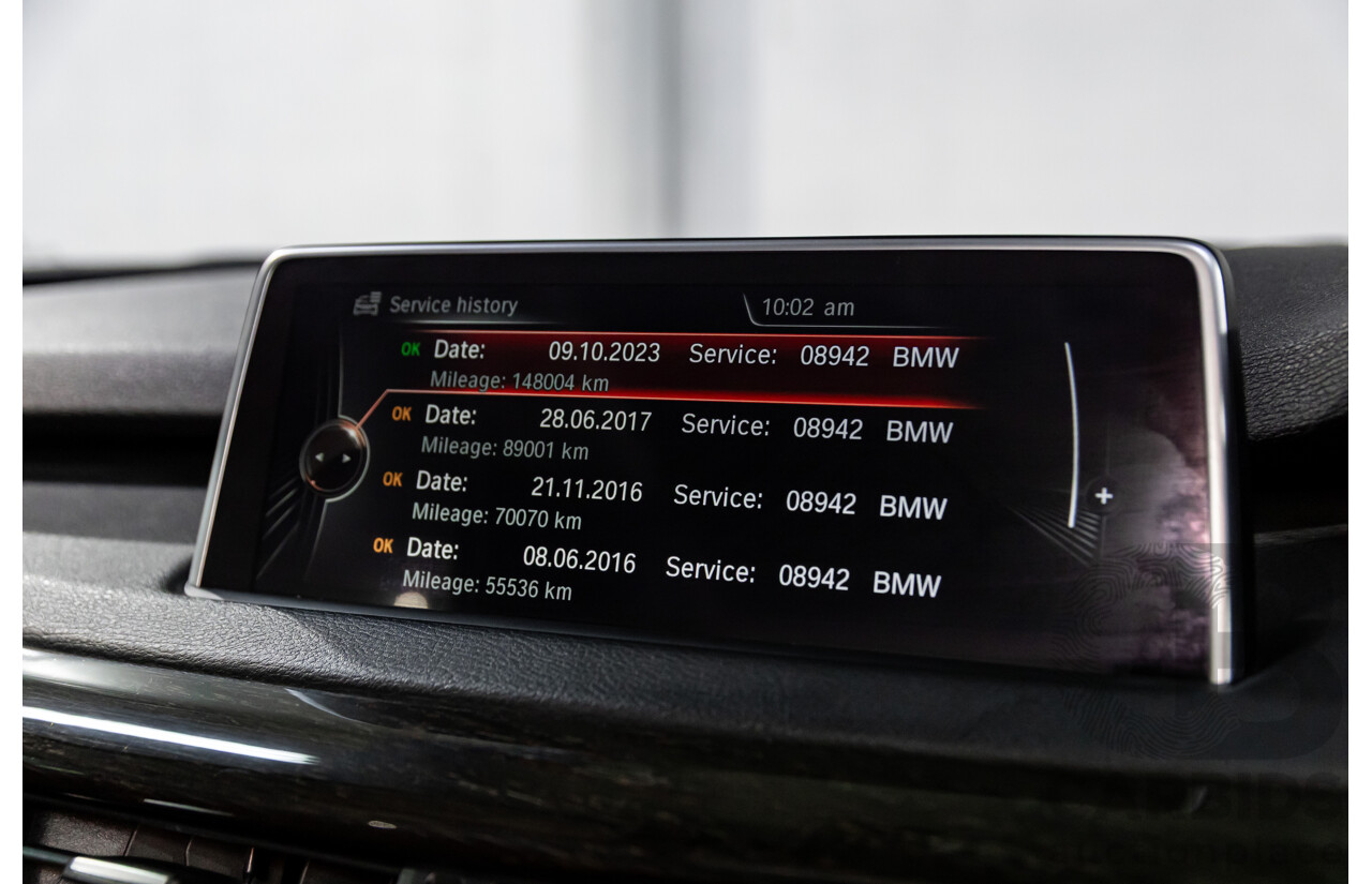 4/2014 BMW X5 sDrive 25d F15 MY14 4d Wagon Space Grey Metallic Turbo Diesel 2.0L