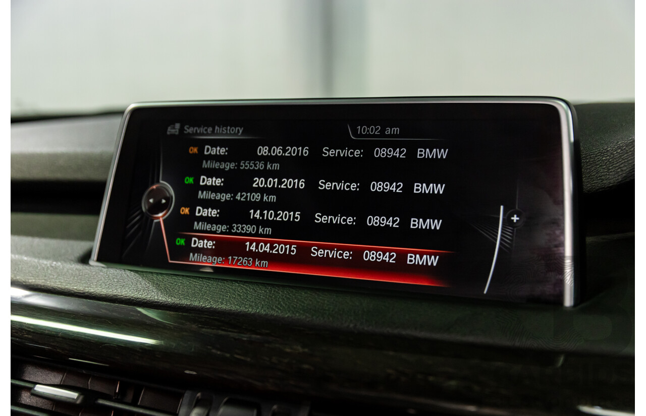 4/2014 BMW X5 sDrive 25d F15 MY14 4d Wagon Space Grey Metallic Turbo Diesel 2.0L