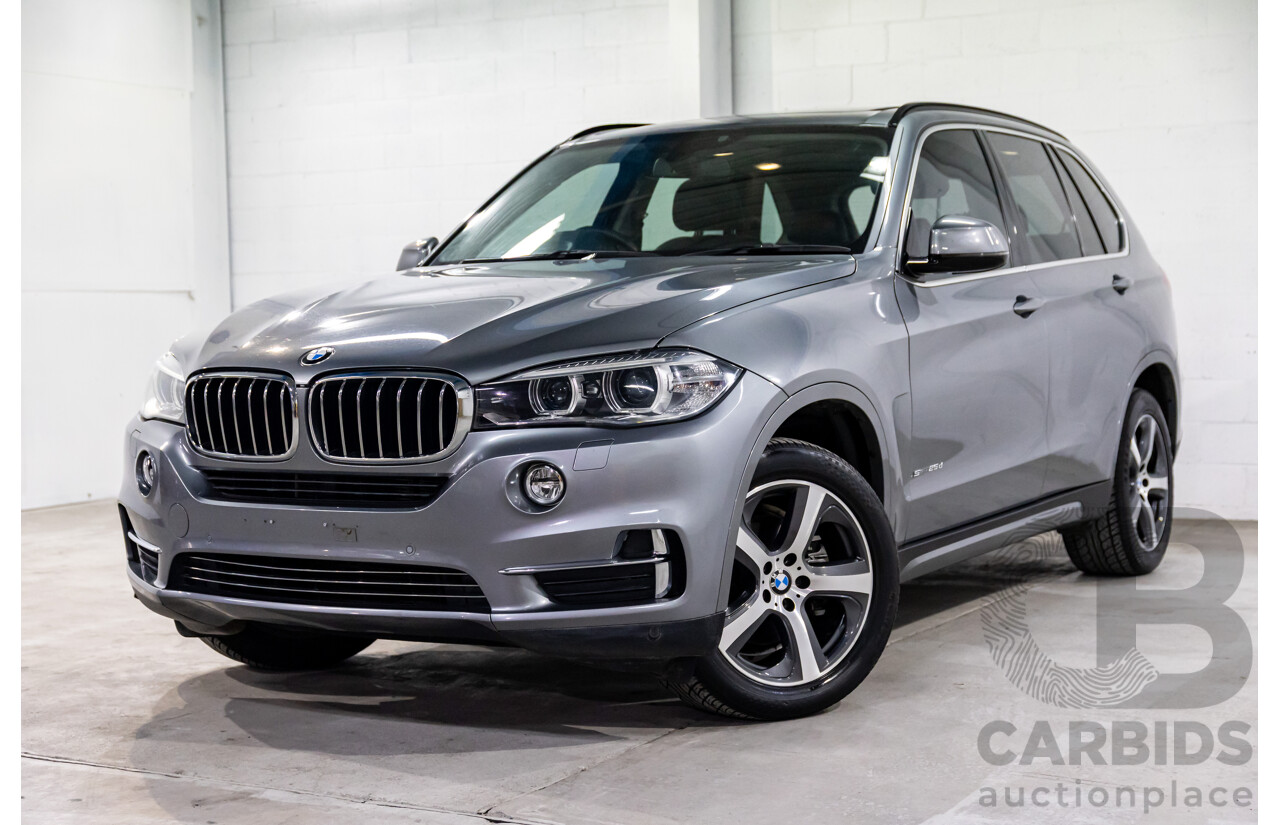 4/2014 BMW X5 sDrive 25d F15 MY14 4d Wagon Space Grey Metallic Turbo Diesel 2.0L