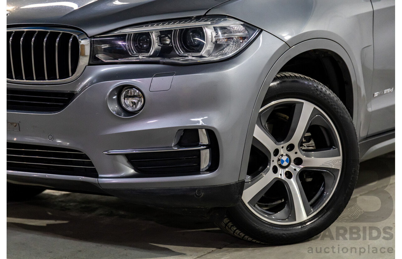 4/2014 BMW X5 sDrive 25d F15 MY14 4d Wagon Space Grey Metallic Turbo Diesel 2.0L
