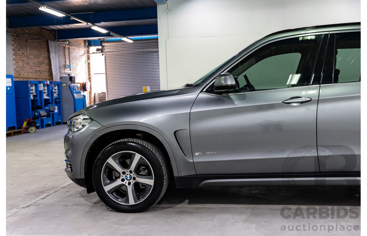 4/2014 BMW X5 sDrive 25d F15 MY14 4d Wagon Space Grey Metallic Turbo Diesel 2.0L