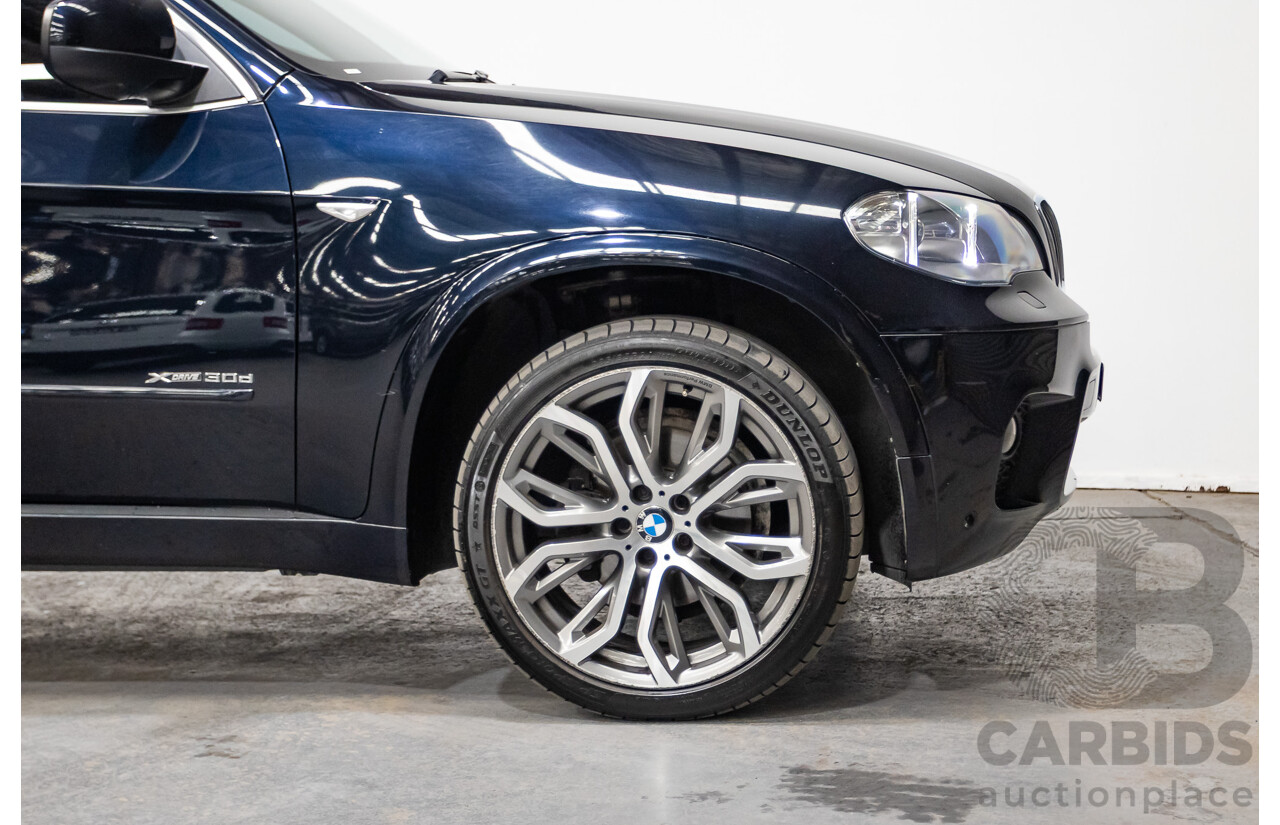 5/2012 BMW X5 Xdrive 30d E70 (AWD) MY12 Upgrade 4d Wagon Deep Sea Blue Metallic Turbo Diesel 3.0L - 7 Seat