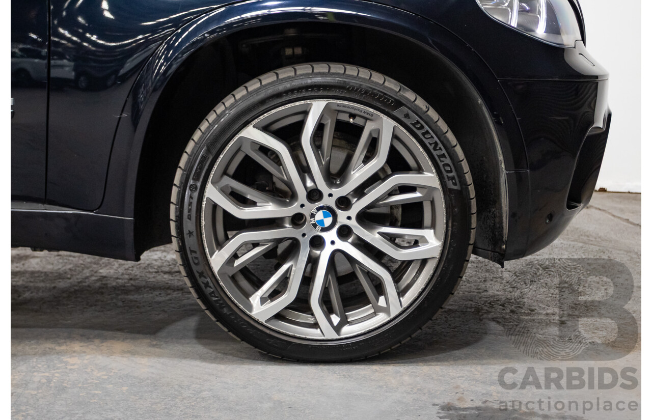 5/2012 BMW X5 Xdrive 30d E70 (AWD) MY12 Upgrade 4d Wagon Deep Sea Blue Metallic Turbo Diesel 3.0L - 7 Seat