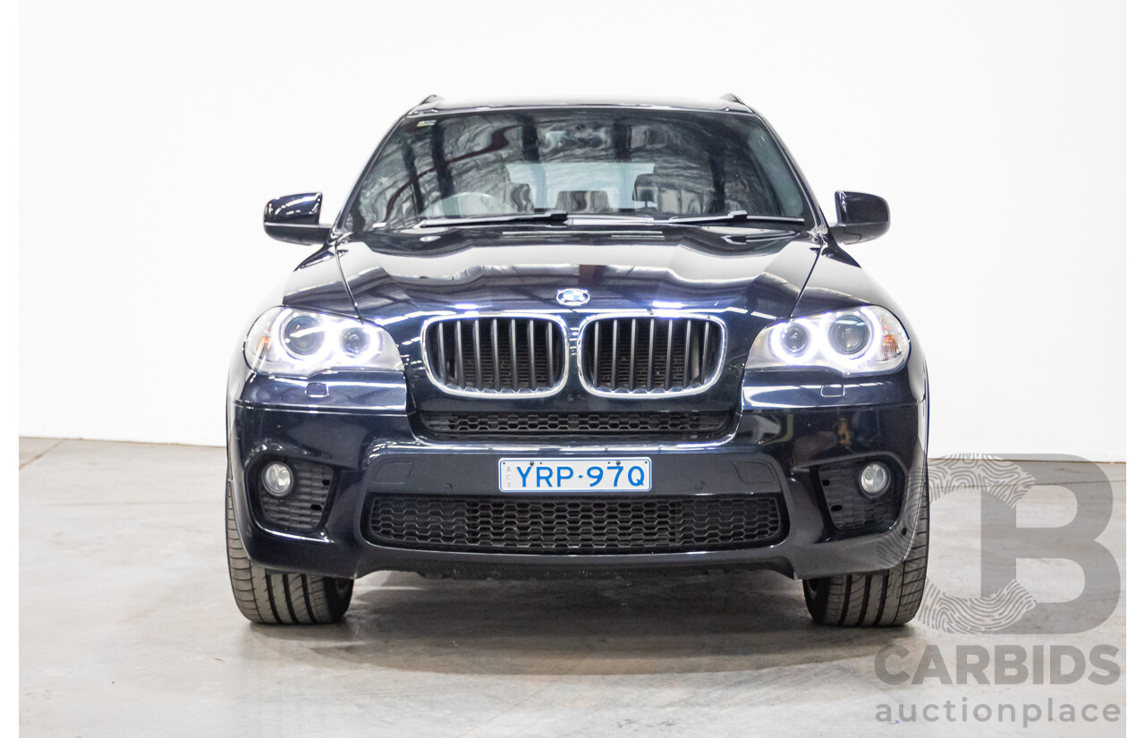 5/2012 BMW X5 Xdrive 30d E70 (AWD) MY12 Upgrade 4d Wagon Deep Sea Blue Metallic Turbo Diesel 3.0L - 7 Seat