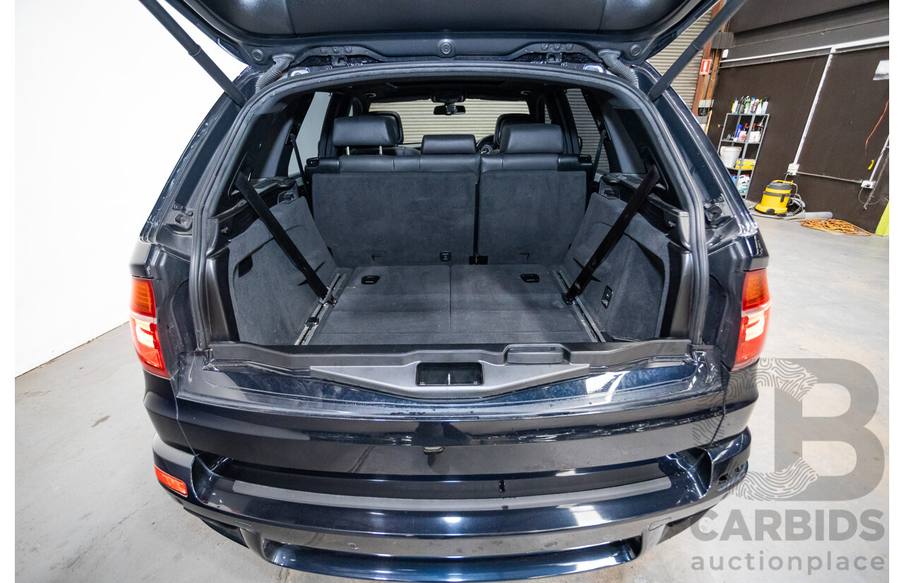 5/2012 BMW X5 Xdrive 30d E70 (AWD) MY12 Upgrade 4d Wagon Deep Sea Blue Metallic Turbo Diesel 3.0L - 7 Seat