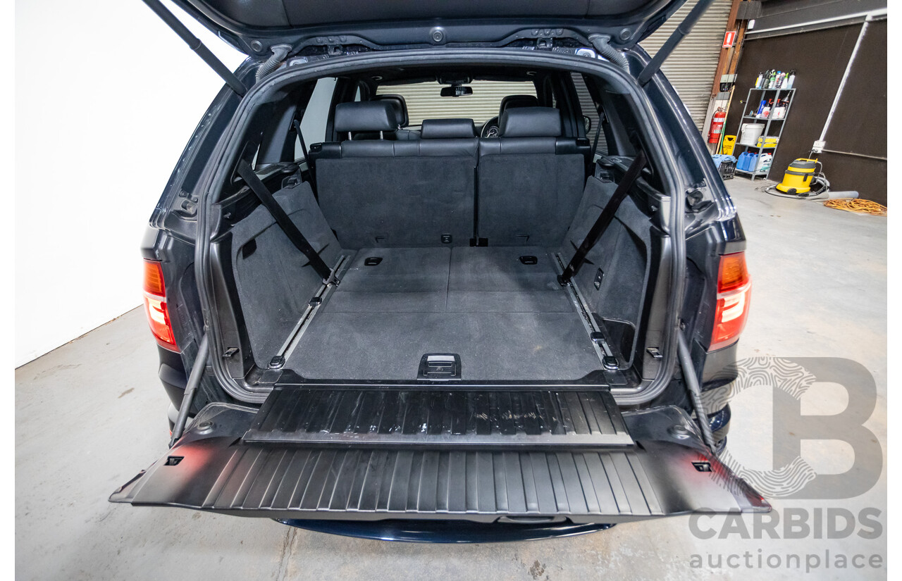 5/2012 BMW X5 Xdrive 30d E70 (AWD) MY12 Upgrade 4d Wagon Deep Sea Blue Metallic Turbo Diesel 3.0L - 7 Seat