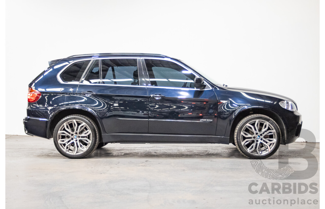 5/2012 BMW X5 Xdrive 30d E70 (AWD) MY12 Upgrade 4d Wagon Deep Sea Blue Metallic Turbo Diesel 3.0L - 7 Seat