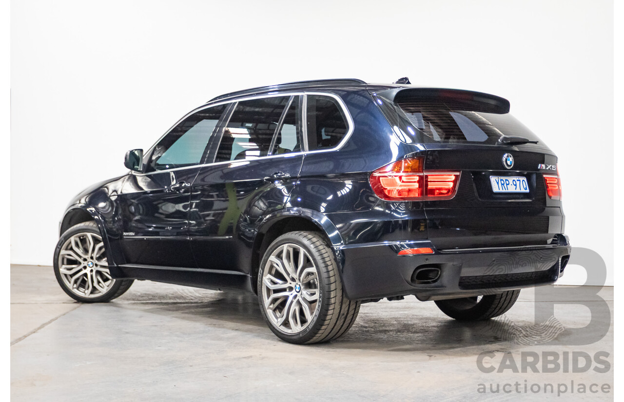 5/2012 BMW X5 Xdrive 30d E70 (AWD) MY12 Upgrade 4d Wagon Deep Sea Blue Metallic Turbo Diesel 3.0L - 7 Seat
