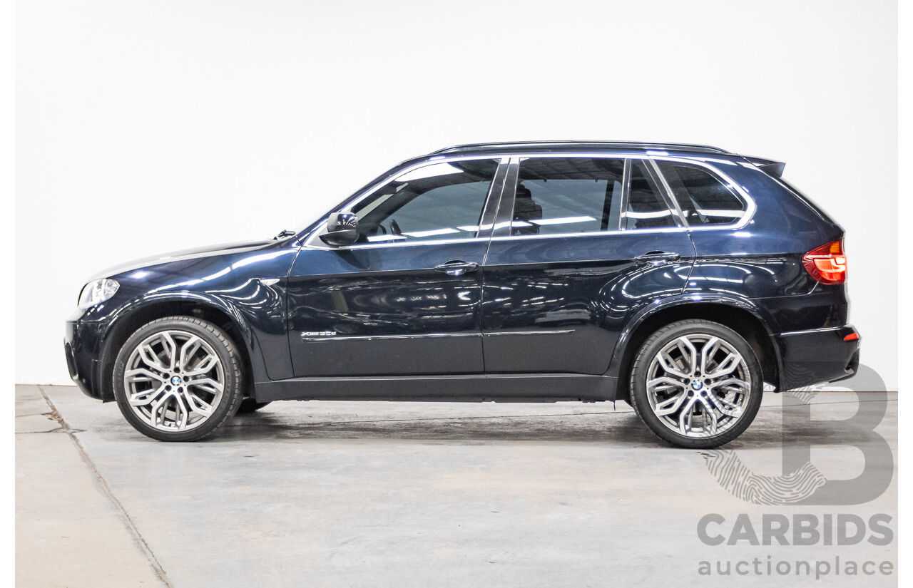 5/2012 BMW X5 Xdrive 30d E70 (AWD) MY12 Upgrade 4d Wagon Deep Sea Blue Metallic Turbo Diesel 3.0L - 7 Seat