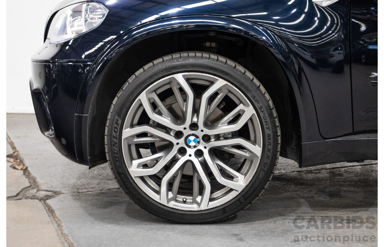 5/2012 BMW X5 Xdrive 30d E70 (AWD) MY12 Upgrade 4d Wagon Deep Sea Blue Metallic Turbo Diesel 3.0L - 7 Seat
